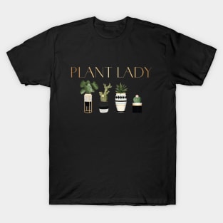 Plant Lady, Plant Lovers, Indoor Flower Gardeners T-Shirt